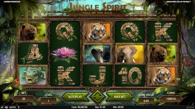 Jungle Spirit Call Of The Wild by Netent