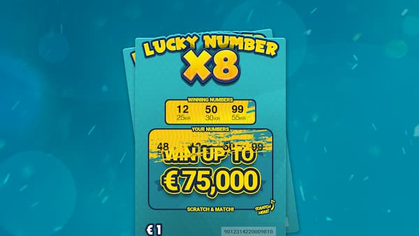 Lucky Numbers X8 by Hacksaw
