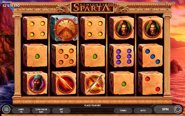 Almighty Sparta Dice by Endorphina