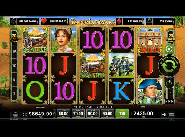 Imperial Wars by Amusnet on 55BMW